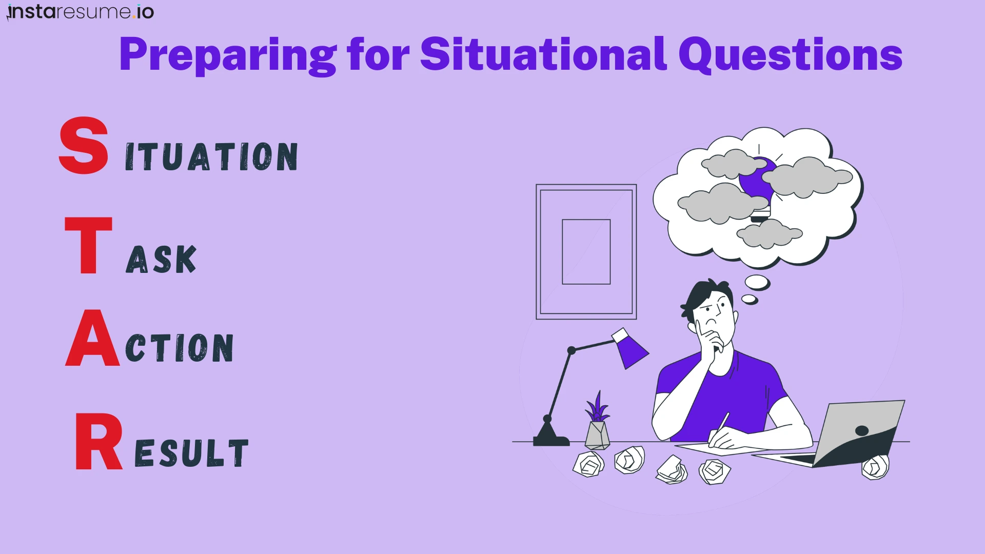 Preparing situational questions for interviews